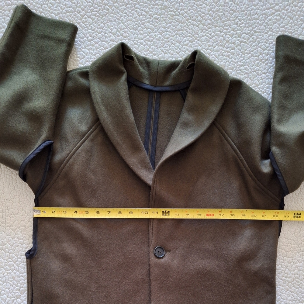 ZANKOV Women's Julien Oversize 100% Wool Coat In Brown XS/S US 2 - 4 Org $1,995 - Picture 14 of 16
